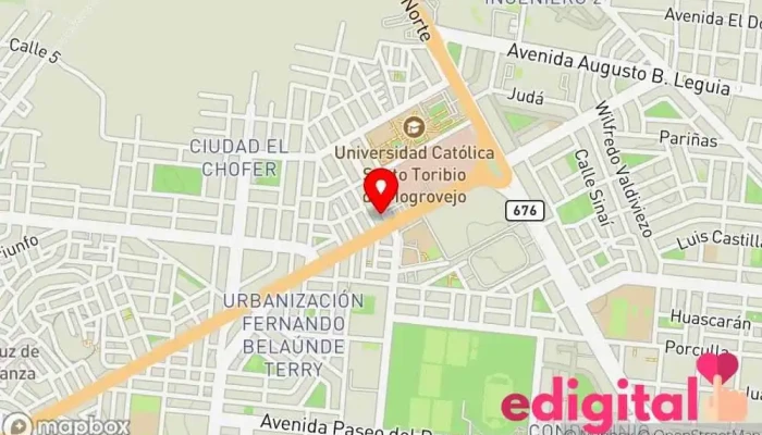mapa de Inkafarma Farmacia en Chiclayo