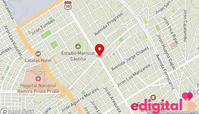 mapa de Inkafarma Farmacia en Huancayo