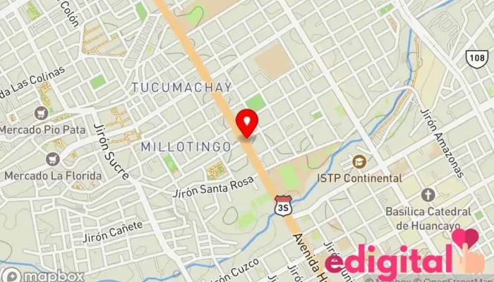 mapa de Inkafarma Farmacia en Huancayo