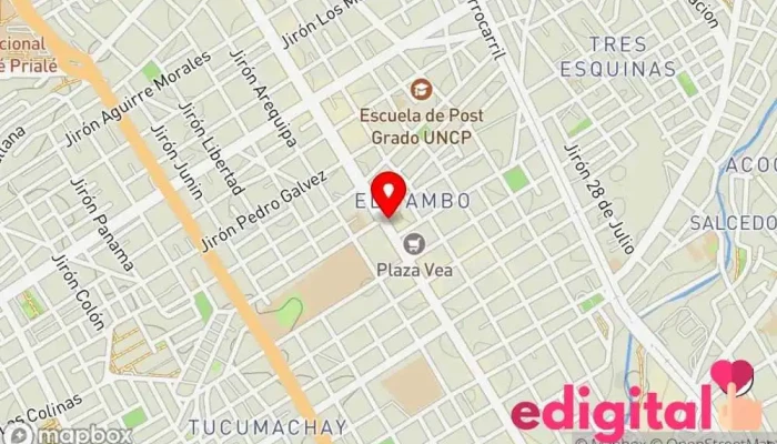 mapa de Inkafarma Farmacia en Huancayo