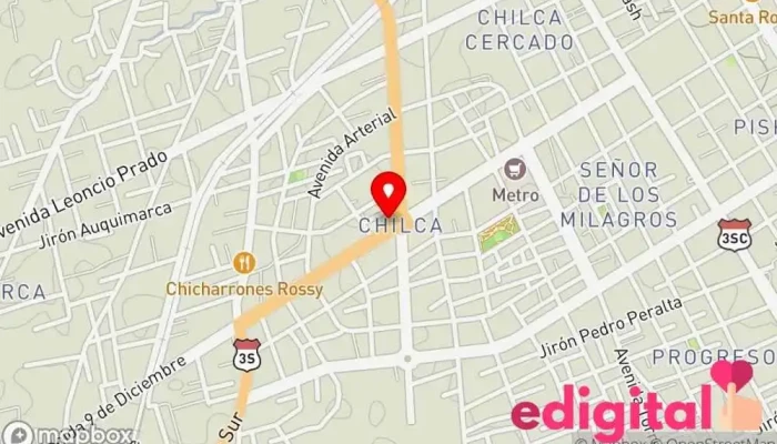 mapa de Inkafarma Farmacia en Huancayo