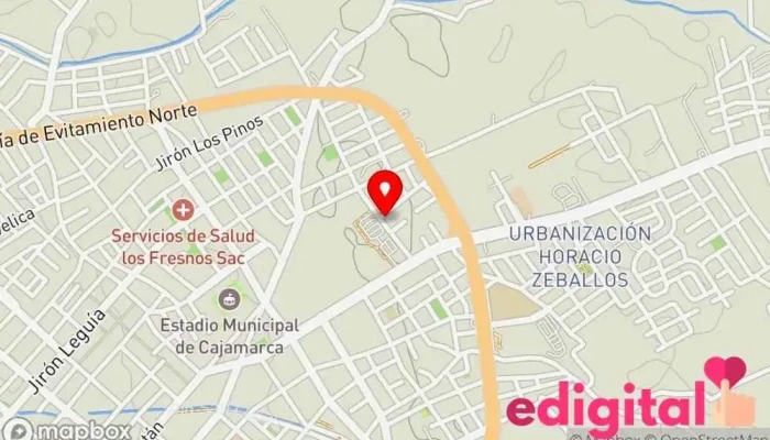 mapa de Inkafarma Farmacia en Cajamarca