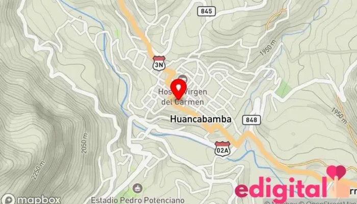 mapa de Inkafarma Farmacia en Huancabamba