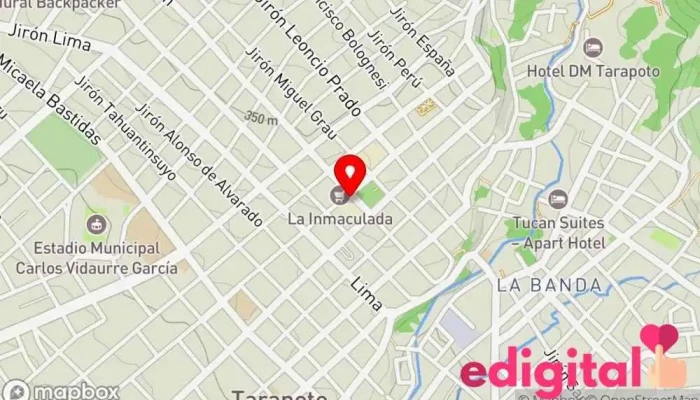 mapa de Inkafarma Farmacia en Tarapoto