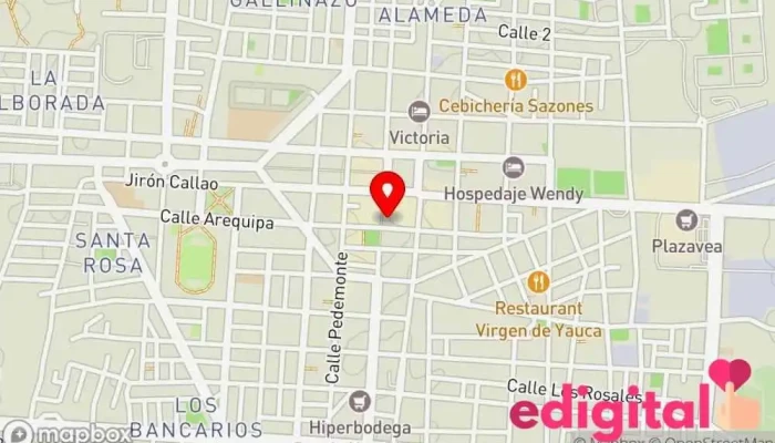 mapa de Inkafarma Farmacia en Pisco