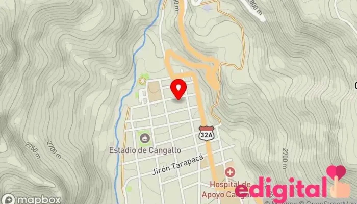 mapa de INKAFARMA Farmacia en Cangallo