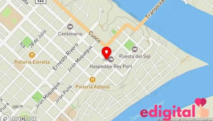 mapa de Inkafarma Farmacia en Puerto Maldonado