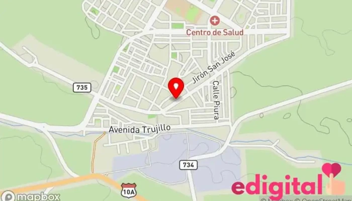 mapa de InkaFarma Farmacia en Trujillo