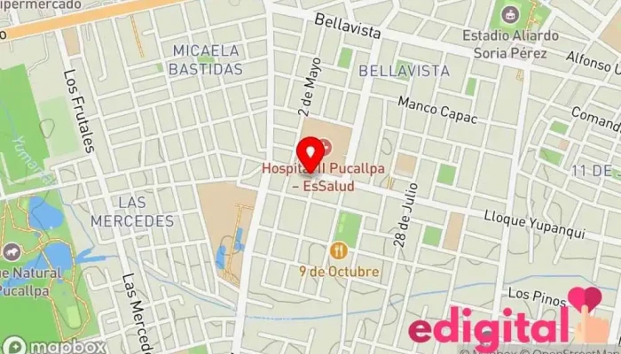 mapa de Inkafarma Farmacia en Pucallpa