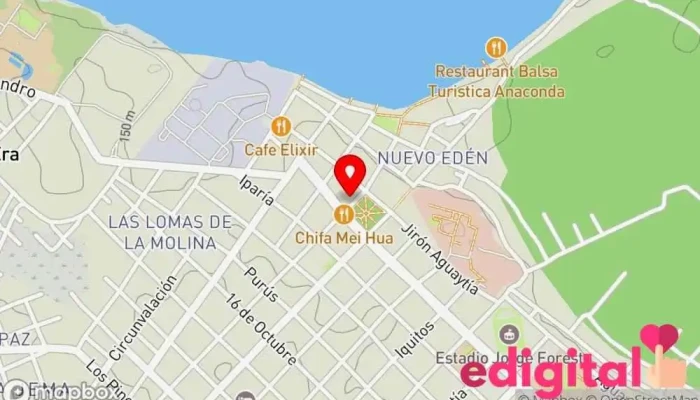 mapa de Inkafarma Farmacia en Pucallpa
