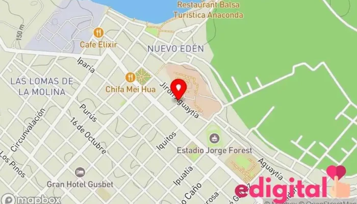 mapa de Inkafarma Farmacia en Pucallpa
