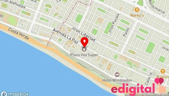 mapa de Inkafarma Farmacia en LIMA