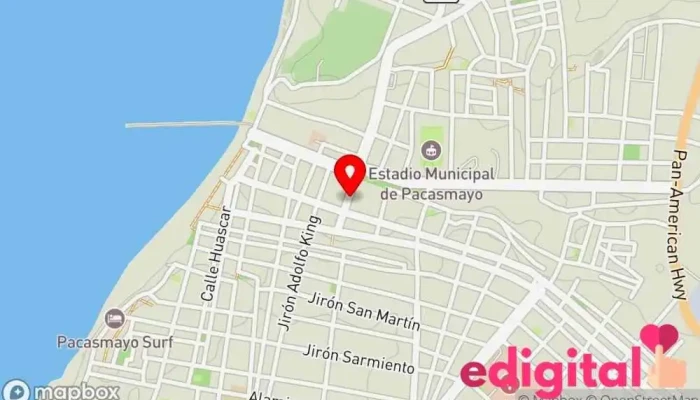 mapa de Inkafarma Farmacia en Pacasmayo