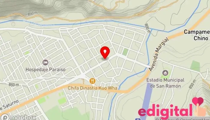 mapa de INKAFARMA Farmacia en San Ramón