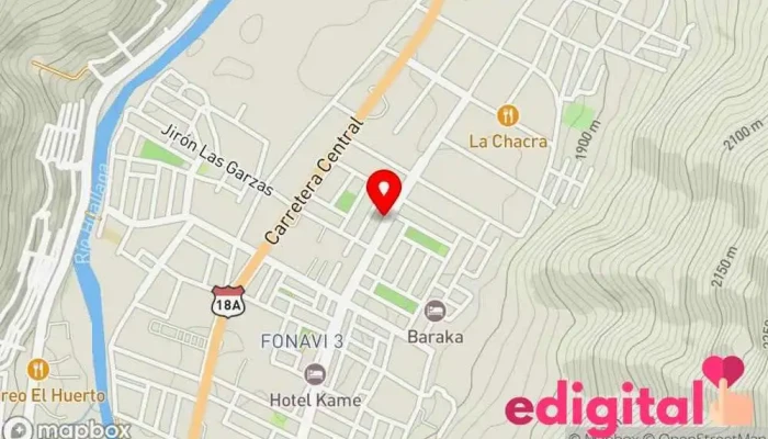 mapa de INKAFARMA Farmacia en Huánuco