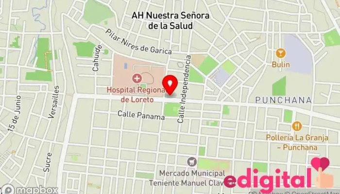 mapa de inkafarma Farmacia en Iquitos
