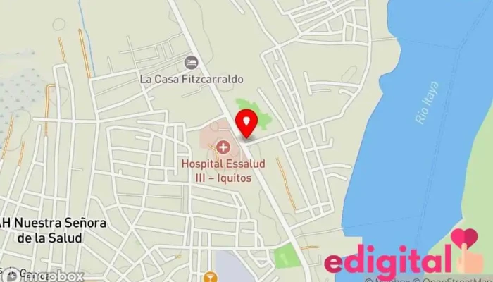 mapa de INKAFARMA Farmacia en Iquitos