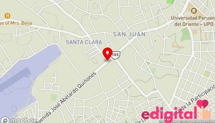 mapa de INKAFARMA Farmacia en Iquitos