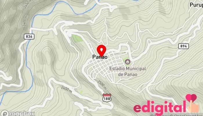 mapa de Inkafarma panao Farmacia en Panao