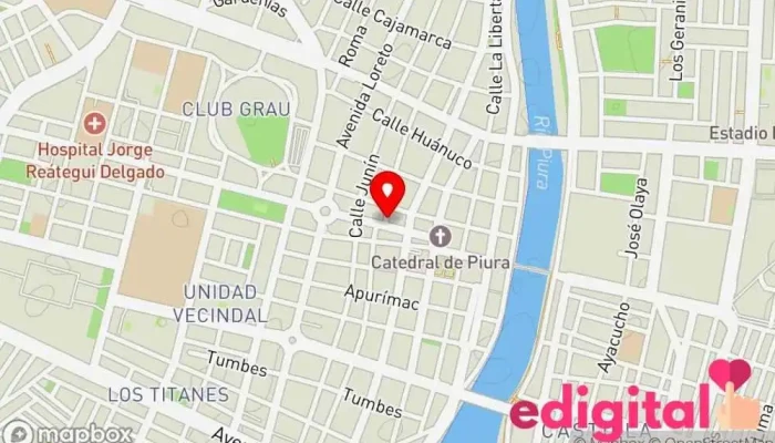 mapa de Inkafarma (Piura 1) Farmacia en Piura