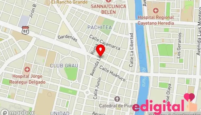 mapa de Inkafarma Piura 2 Farmacia en Piura