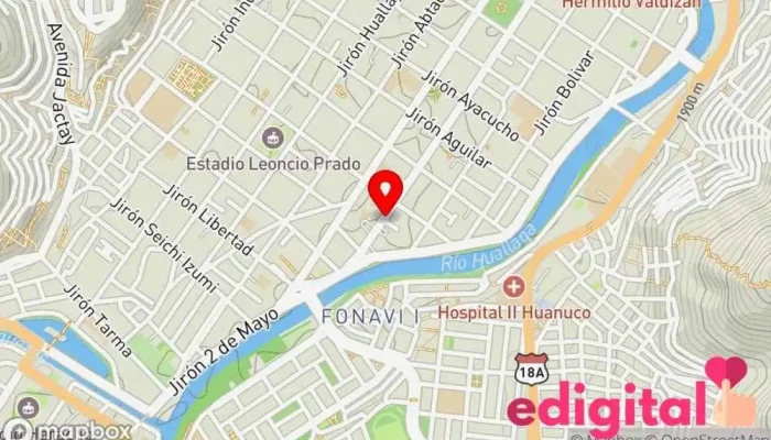 mapa de Internacional Crucero SAC Empresa de transporte por camión en Huánuco 10001
