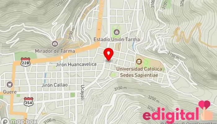 mapa de Intifarma Farmacia en Tarma