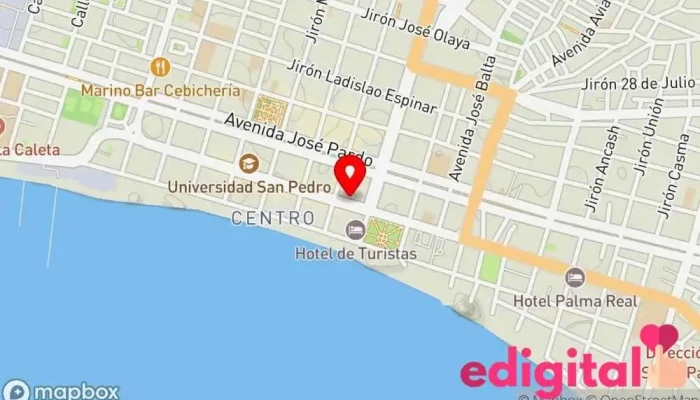 mapa de Ittsa Bus Servicio de transporte en Chimbote