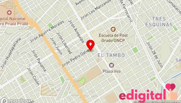mapa de Jerofarma Farmacia en Huancayo