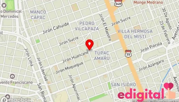 mapa de K' Umara Farma Farmacia en Juliaca