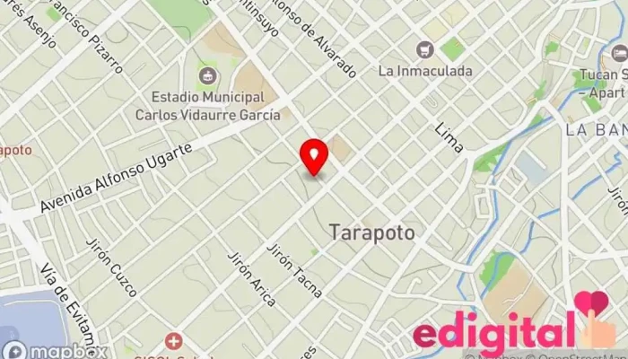 mapa de Karina Farmacia en Tarapoto
