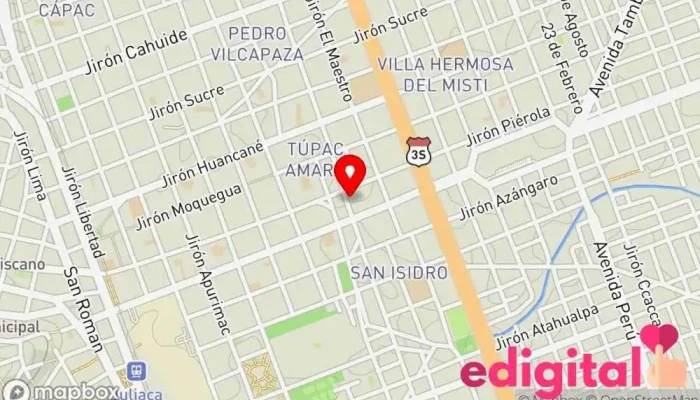 mapa de La Esperanza Farmacia en Juliaca