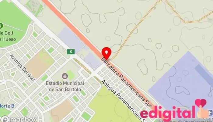 mapa de La Esperanza Farmacia en San Bartolo