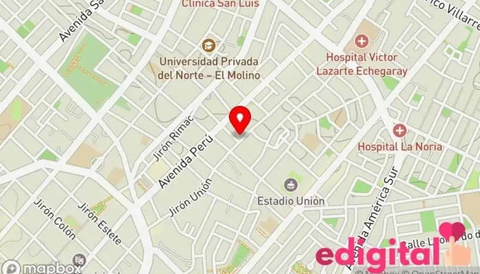 mapa de La Libertad Farmacia en Trujillo