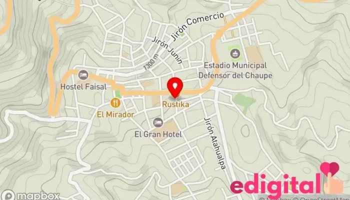 mapa de La Luz De La Salud Farmacia en San Ignacio
