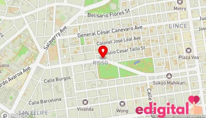 mapa de Laboratorio forcexcorp Farmacia en Santa Anita
