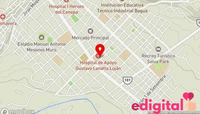 mapa de Liz Jimenez Farmacia en Requena