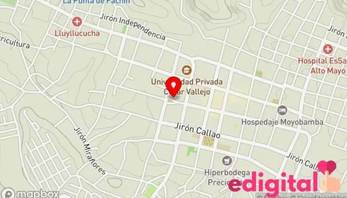 mapa de Liz Farmacia en Moyobamba