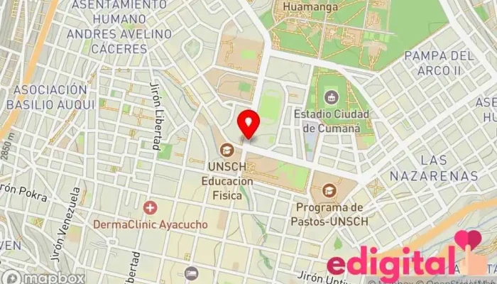 mapa de Manuel Farmacia en Ayacucho