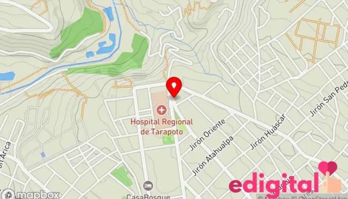 mapa de Más Vida Farmacia en Tarapoto