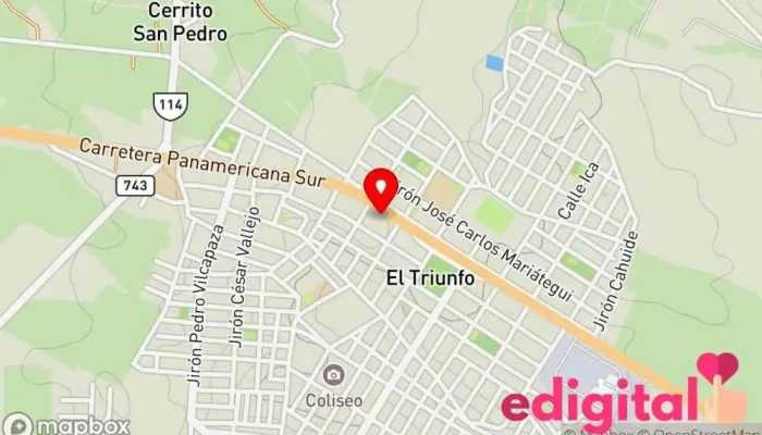 mapa de Maxifarma Farmacia en La Joya