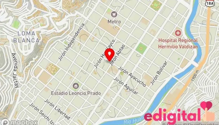 mapa de Medical Dent EO Farmacia en Huánuco