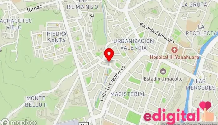 mapa de Medicfitcen S.A.C Farmacia en Arequipa