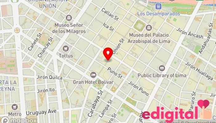mapa de Medifarma Farmacia en Lima