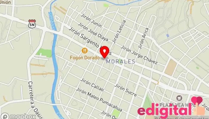 mapa de MEDIFARMA Farmacia en Tarapoto