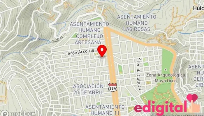 mapa de MEDIQCORP 21 E.I.R.L Farmacia en Ayacucho