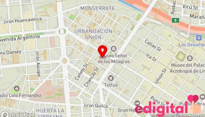 mapa de Melyfarma Farmacia en Lima