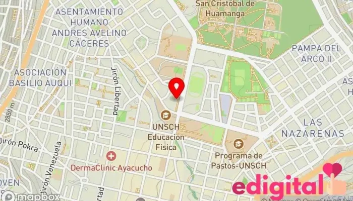 mapa de Mi Farma Farmacia en Ayacucho