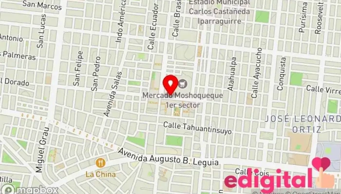 mapa de Mi Farma Farmacia en José Leonardo Ortiz