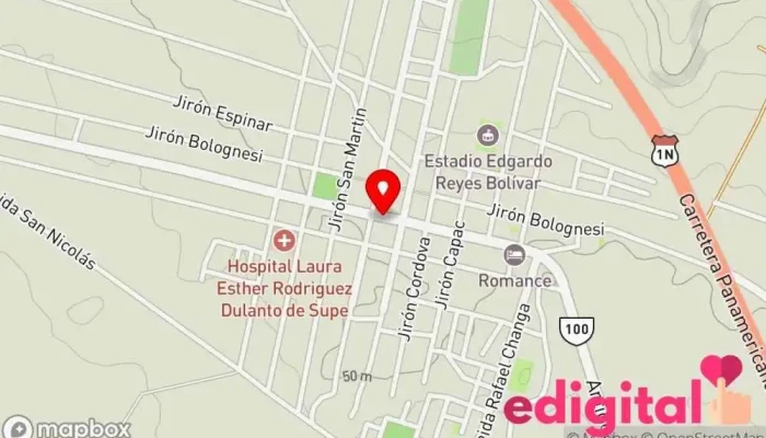 mapa de Mi Farma Farmacia en Supe